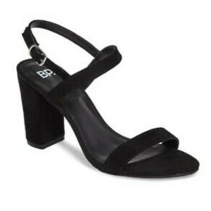 BP black heels size 8